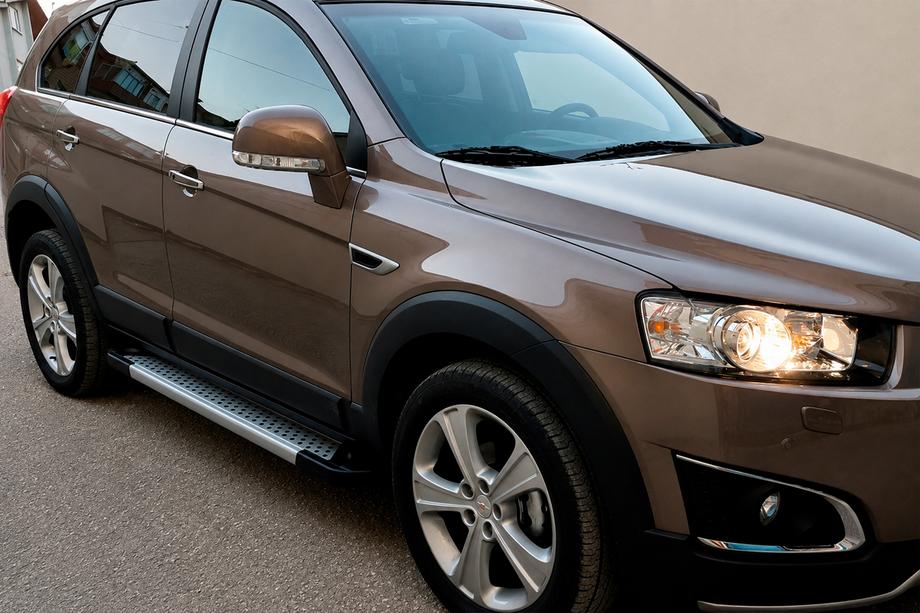 Opel Antara 2006-2017 Progi boczne Allmond Grey (2 szt., aluminium) 2016-2018 Image