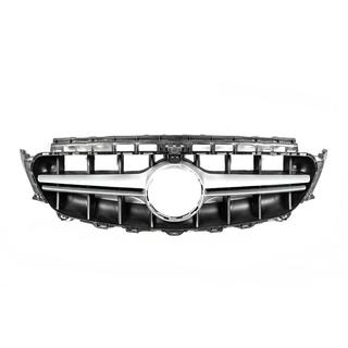 Atrapa przednia w stylu E63 AMG Silver (do Avantgarde/AMG-Line/E43 AMG/E53 AMG 2016-2019) Mercedes E-сlass W213 2016-2023 zdjęcia 1