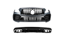 Mercedes C-class W205 2014-2021 Zestaw body kit z tylnym dyfuzorem (design Black Mamba C63GT) zdjęcia 3