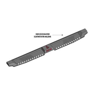 Progi boczne Dakar V2 bez LED (2 szt, metal) zdjęcia 3
