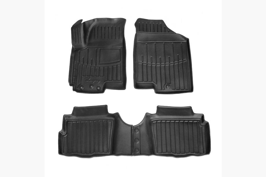 Kia Soul I 2008-2013 Dywaniki gumowe Stingray 3D (4 szt) Image