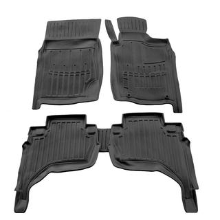 Dywaniki gumowe Stingray 3D Prawa kierownica, zestaw 5 szt. Mitsubishi L200 2006-2015