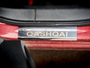 Nissan Qashqai 2007-2010 Nakładki progowe Carmos V1 stal nierdzewna komplet 4 szt zdjęcia 4