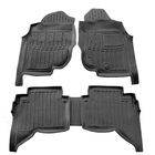 Toyota Hilux 2006-2015 Dywaniki Gumowe Stingray 3D (Prawostronny, Crew Cab, 5 szt.) zdjęcia 1