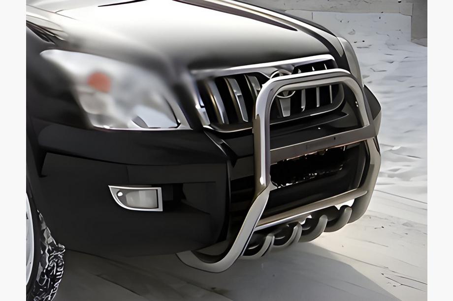 Toyota Land Cruiser Prado 120 2002-2009 Pałąk przedni wysoki (stal nierdzewna) Image
