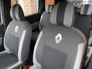 Renault Lodgy 2013-2022 Pokrowce Samochodowe (Skóra Syntetyczna↗Tkanina, Premium) zdjęcia 5