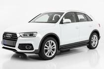 Audi Q3 2011-2019 Progi Boczné Allmond Black (2 szt., Aluminium) zdjęcia 1