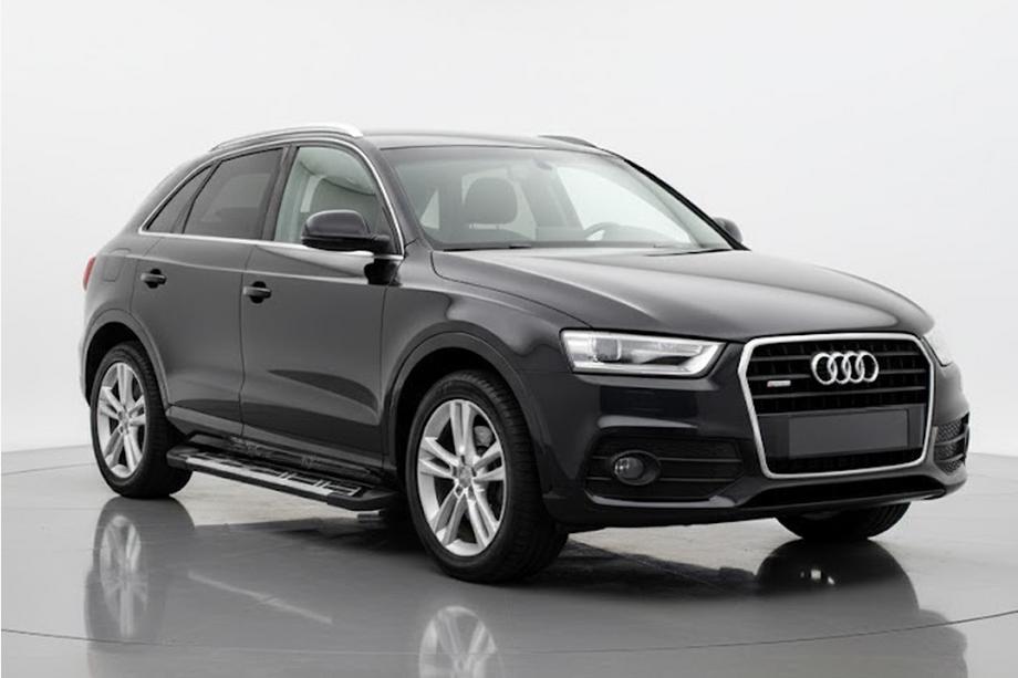 Audi Q3 2011-2019 Progi Boczné Sunrise (2 szt., Aluminium) Image