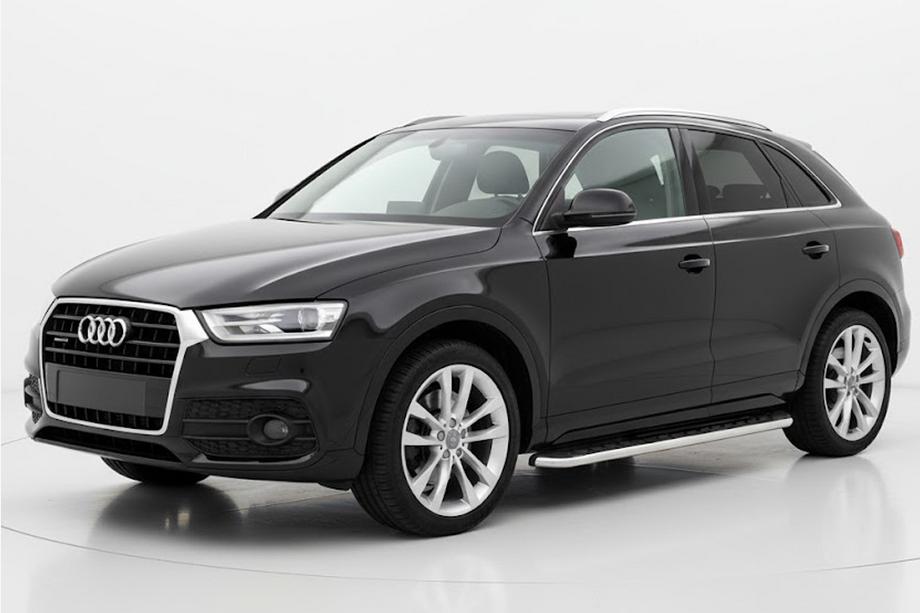 Audi Q3 2011-2019 Progi Boczne Maydos V1 (2 szt., Aluminium i Stal Nierdzewna) Image