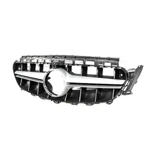 Atrapa przednia w stylu E63 AMG Srebrna (do Avantgarde/AMG-Line/E43/E53 2016-2020) Mercedes E-class coupe C238 2016-2024 zdjęcia 2