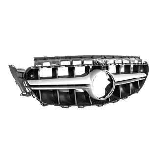 Atrapa przednia w stylu E63 AMG Srebrna (do Avantgarde/AMG-Line/E43/E53 2016-2020) Mercedes E-class coupe C238 2016-2024 zdjęcia 3