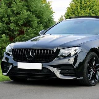 Atrapa Chłodnicy GT Panamericana Czarna (do Avantgarde/AMG-Line/E43 AMG/E53 AMG 2016-2020) Mercedes E-class coupe C238 2016-2024 zdjęcia 1