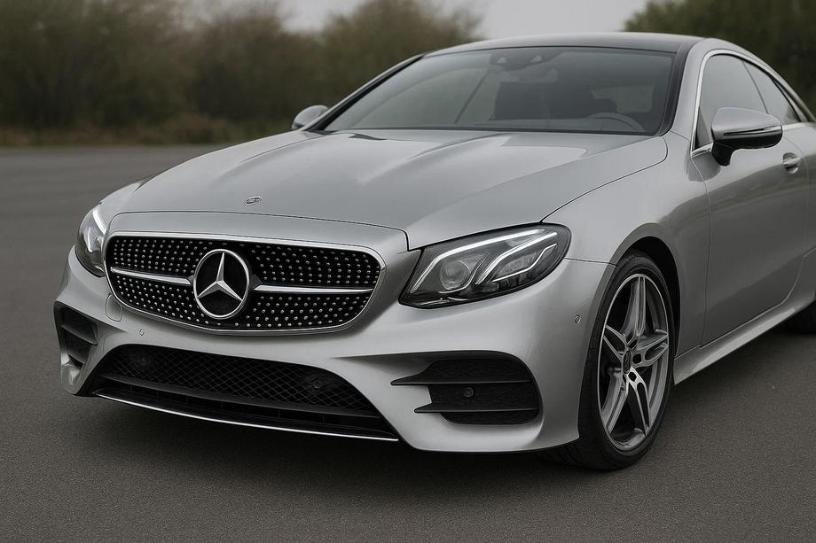 Mercedes E-class coupe C238 2016-2024 Atrapa Chłodnicy Diamond Black (do Avantgarde/AMG-Line/E43 AMG/E53 AMG 2016-2020) Image
