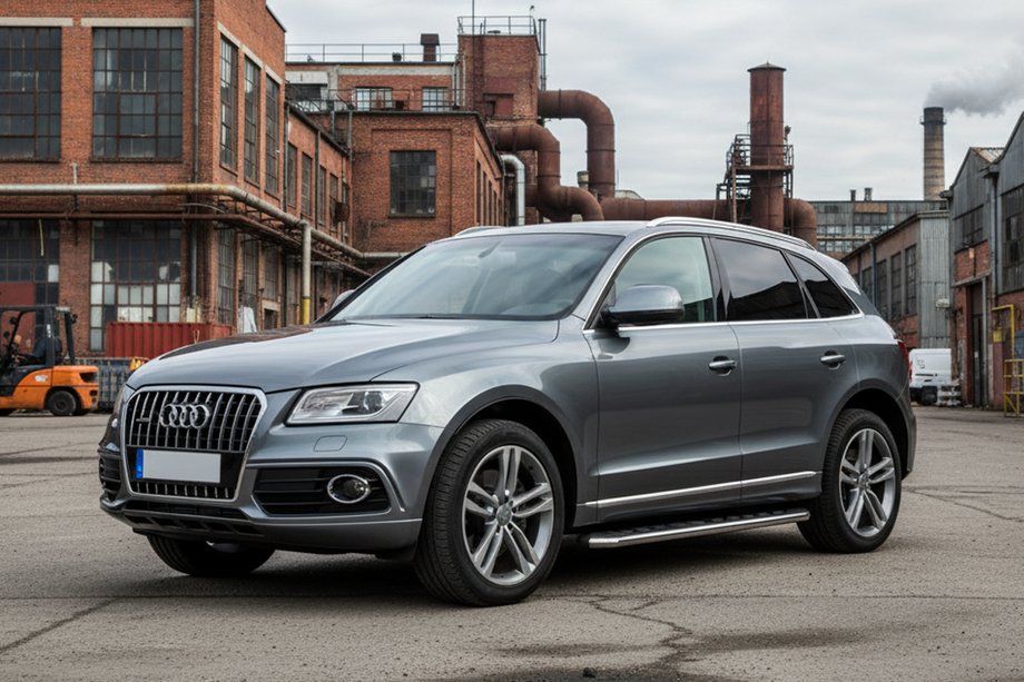 Audi Q5 2008-2017 Progi Boczne Maydos V1 (2 szt., Aluminium i Stal Nierdzewna) Image