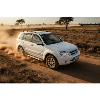 Progi Boczné Sunrise (2 szt., Aluminium) Chery Tiggo 1 2005-2016 zdjęcia 1