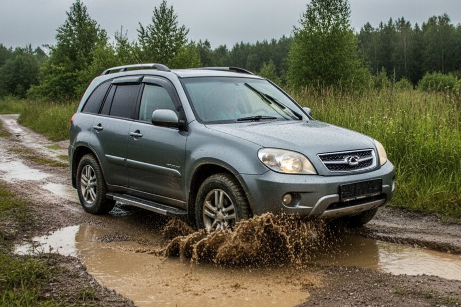 Chery Tiggo 1 2005-2016 Progi Boczné RedLine V1 (2 szt., Aluminium) Image
