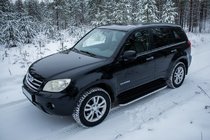 Chery Tiggo 1 2005-2016 Progi Boczné Tayga (2 szt., Aluminium) zdjęcia 1