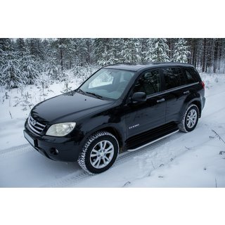 Progi Boczné Tayga (2 szt., Aluminium) Chery Tiggo 1 2005-2016 zdjęcia 1
