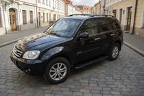 Chery Tiggo 1 2005-2016 Progi Boczné Bosphorus Black (2 szt., Aluminium) zdjęcia 1