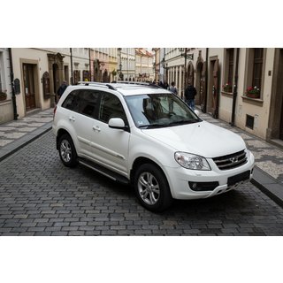 Progi Boczné Duru (2 szt., Aluminium) Chery Tiggo 1 2005-2016 zdjęcia 1