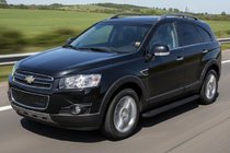 Chevrolet Captiva 2006-2019 Progi Boczné Allmond Black (2 szt., Aluminium) zdjęcia 1