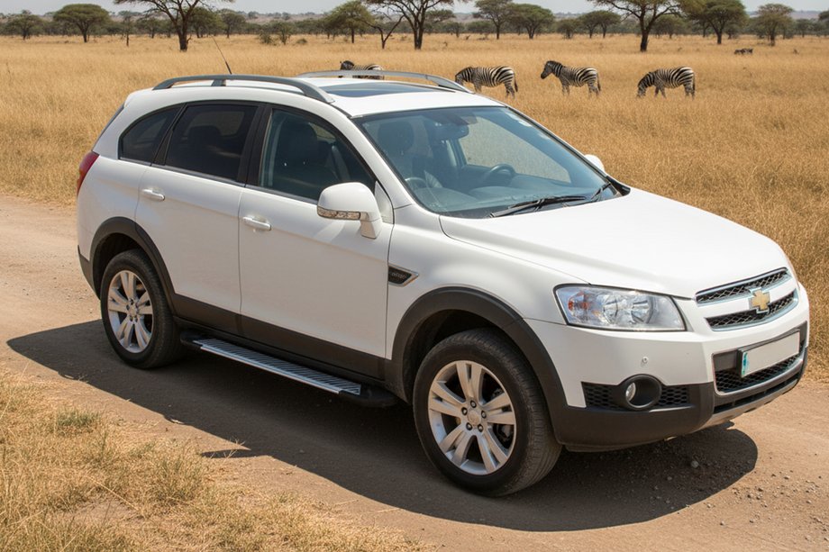 Chevrolet Captiva 2006-2019 Progi Boczne Line (2 szt., Aluminium) Image