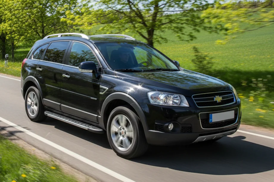 Chevrolet Captiva 2006-2019 Progi Boczné Duru (2 szt., Aluminium) Image