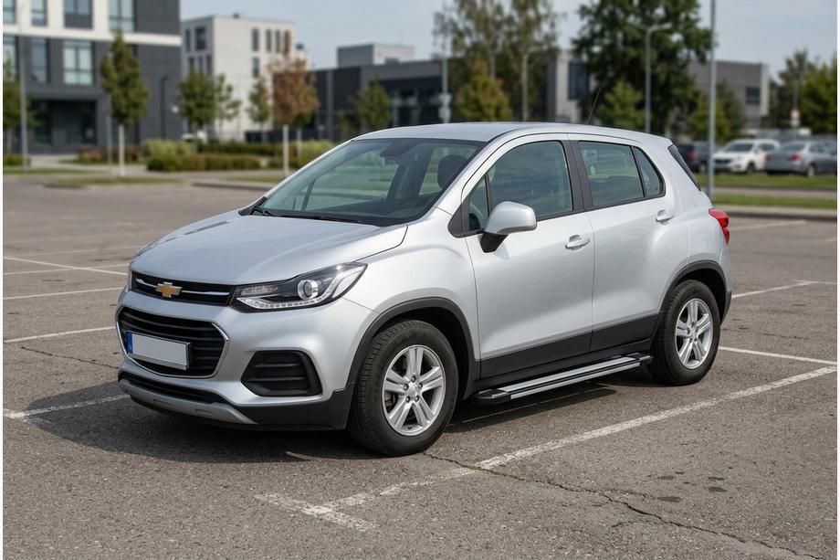 Chevrolet Trax 2012-2023 Progi Boczné Rainbow (2 szt., Aluminium) Image