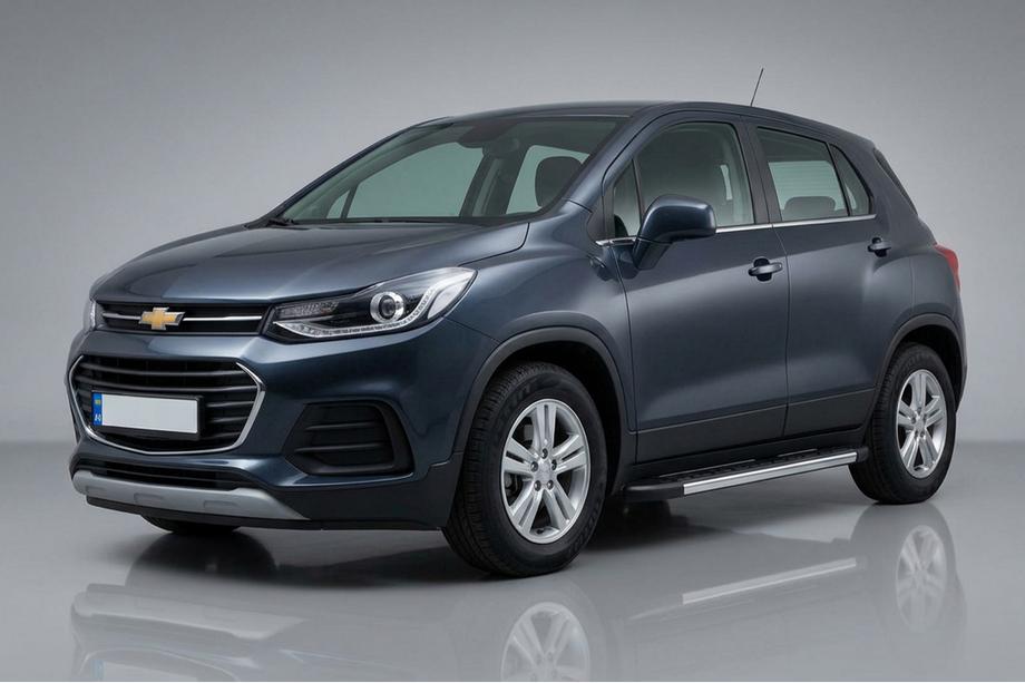 Chevrolet Trax 2012-2023 Progi Boczné Duru (2 szt., Aluminium) Image