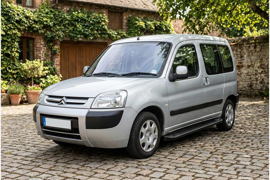 Citroen Berlingo 1996-2008 Progi Boczné Allmond Black (2 szt., Aluminium) Image