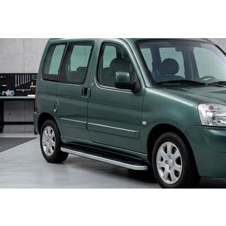 Progi Boczne Tayga Grey (2 szt., Aluminium) Peugeot Partner 1996-2008 zdjęcia 1