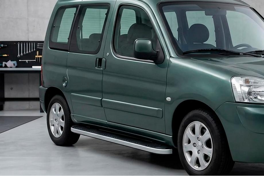 Peugeot Partner 1996-2008 Progi Boczne Tayga Grey (2 szt., Aluminium) Image