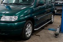 Peugeot Partner 1996-2008 Progi Boczne Maydos V1 (2 szt., Aluminium i Stal Nierdzewna) zdjęcia 1