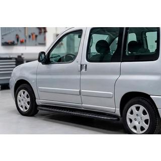 Progi Boczné Bosphorus Black (2 szt., Aluminium) Peugeot Partner 1996-2008 zdjęcia 1