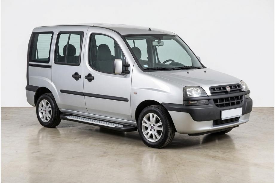 Fiat Doblo I 2001-2005 Progi Boczné Allmond Grey (2 szt., Aluminium) Image