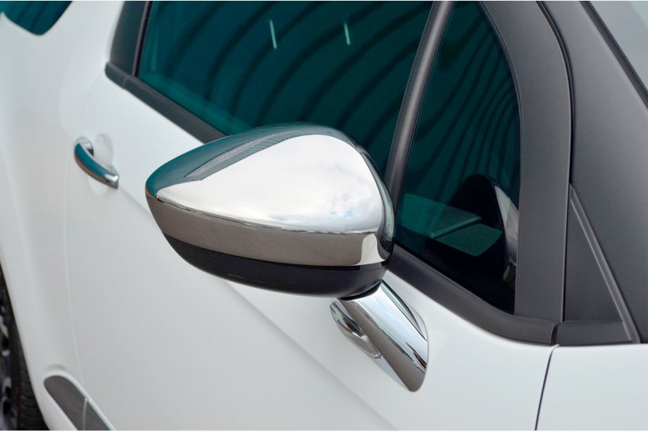 Citroen DS-5 2011-2015 Nakładki na Lusterka (2 szt, Stal Nierdzewna) Zdjęcia 8