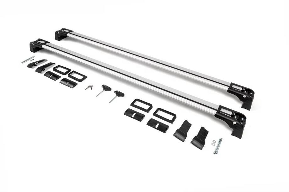 Kia Soul III 2019- Bagażnik dachowy na punkty montażowe zamykany na klucz Wingbar V3 (2 szt.) Szary Zdjęcia 13