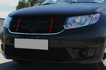 Dacia Logan MCV 2013-2020 Listwa pod grillem (1 szt., stal nierdzewna) zdjęcia 1