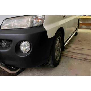 Rury Boczne BB002 (2 szt., Stal Nierdzewna) Hyundai H200, H1, Starex 1998-2007 zdjęcia 1