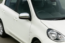 Nissan Note 2012-2020 Nakładki na Lusterka (2 szt., Stal Nierdzewna) zdjęcia 1