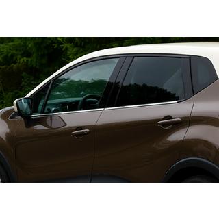 Listwy ozdobne okien nierdzewne (4 szt) Renault Captur 2013-2019 zdjęcia 1