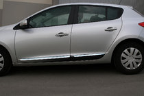 Renault Megane III 2009-2016 Listwy drzwiowe stal nierdzewna (HB, 4 szt) zdjęcia 1
