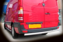 Mercedes Sprinter W906 2006–2018 Tylny Ochraniacz AK002 (Stal Nierdzewna) zdjęcia 2