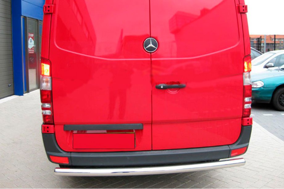 Mercedes Sprinter W906 2006–2018 Tylny Ochraniacz AK002 (Stal Nierdzewna) Image