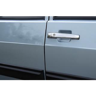 Chromowane Nakładki na Klameki (4 szt., plastik) VAZ 2108-2109 1984-2011 zdjęcia 3