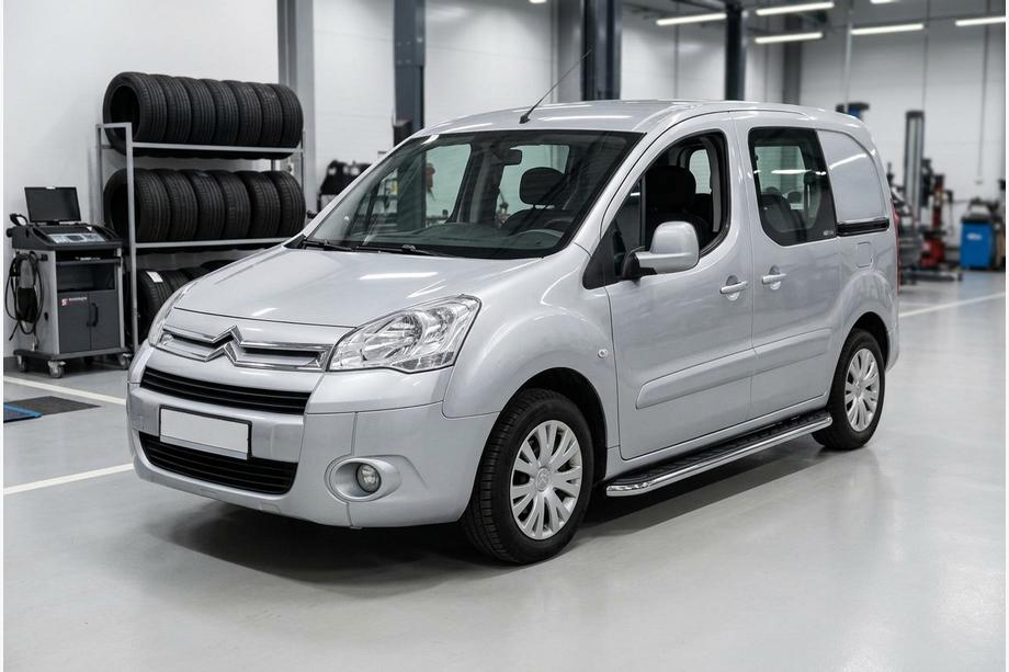 Citroen Berlingo 2008-2018 Progi Boczne Maydos V1 (2 szt., Aluminium i Stal Nierdzewna) Image