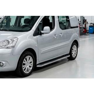 Progi Boczne Maydos V1 (2 szt., Aluminium i Stal Nierdzewna) Peugeot Partner Tepee 2008-2018 zdjęcia 1