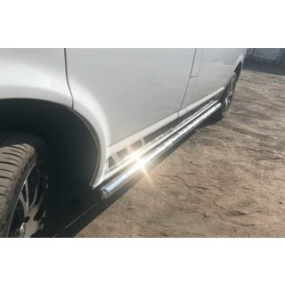Rury Boczne (2 szt., Stal Nierdzewna) Volkswagen T5 Transporter 2003-2010 zdjęcia 4