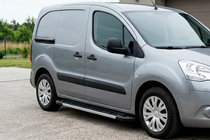 Peugeot Partner Tepee 2008-2018 Progi Boczné RedLine V1 (2 szt., Aluminium) zdjęcia 1