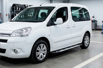 Peugeot Partner Tepee 2008-2018 Progi Boczné Sunrise (2 szt., Aluminium) zdjęcia 1